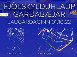 Fjölskylduhlaup Garðabæjar 1. október 2022
